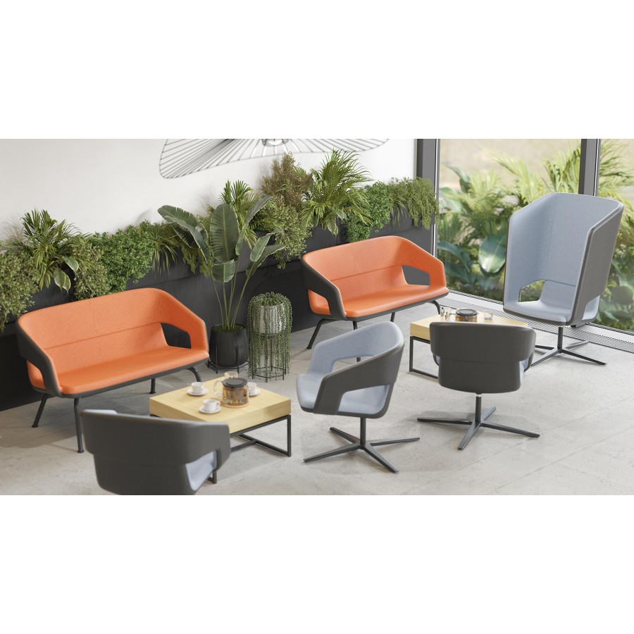 Twist and Sit Bespoke Soft  Lounge Chair